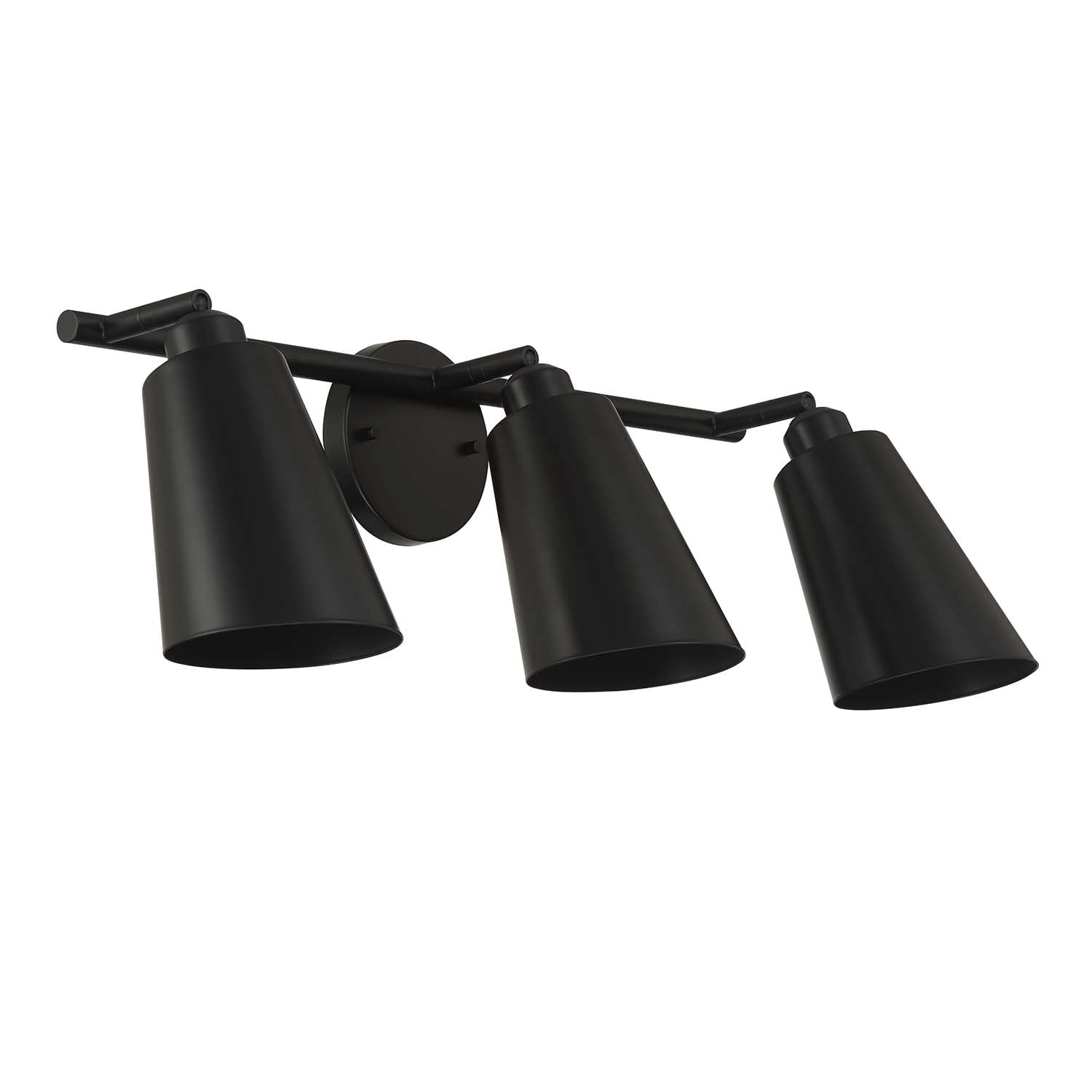 Alvar - 3-Light Vanity Light - Matte Black