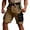 Brown, variant on Migroa Men's Hiking Cargo Shorts with Zipper Pockets Lightweight Outdoor Work Camping Sport Golf Casual Travel Fishing Multipocket Blackish Green L