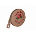 thumbnail image 3 of MONEDERO en forma de MAZAPAN, Diseño de Dulce Tipico Mexicano, Forma Redonda, Color Café, Vini Piel, Moda Kawaii, Estilo Novedoso y Encantador., 3 of 5