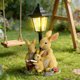thumbnail image 5 of Resin Garden Decoration Solar Outdoor Light Statue Lamp Garden Balcony Villa Home Decoration, 5 of 8