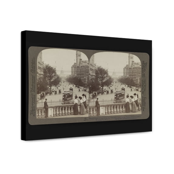 Canvas Print: Pennsylvania Avenue From The Treasury, N.E. To The United States