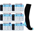 thumbnail image 2 of 1-6 Pairs Compression Running Socks For Men & Women -Fit for Athletic,Travel& Medical,Low Cut & Copper Knee High Compression Socks, 2 of 8