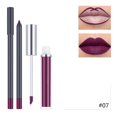 thumbnail image 1 of Fiudx Ofertas de la semana Lápiz delineador de labios con brillo de labios antiadherente, lápiz labial mate, lápiz delineador de labios aterciopelado, 1 of 2