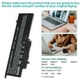 thumbnail image 4 of New GK5KY Battery for Dell Inspiron 11 3147 3148 3152 Series Inspiron 13 7353 7352 7347 7348 7359 7558 7568 Series Laptop Notebook Battery Fits Type 0GK5KY CK5KY RHN1C 451-BBKK, 4 of 13