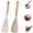 Khaki+White, variant on Cedar and Ash Multifunction Spoon, Silicone Nonstick Pan Cooking Spoon, Matte Kitchen Silicone Utensil for Cooking Serving Stirring Scooping Scraping