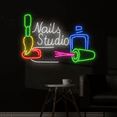 thumbnail image 2 of C-craft Nails Neon Sign Wall Art Led Lights for Salon Wall Decorations, 2 of 5