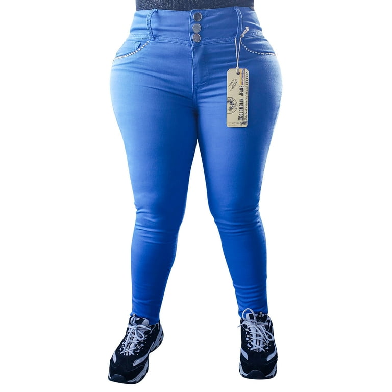 Moda Jeans- Plus Size Colombian Design Butt Lifter Womens Jeans