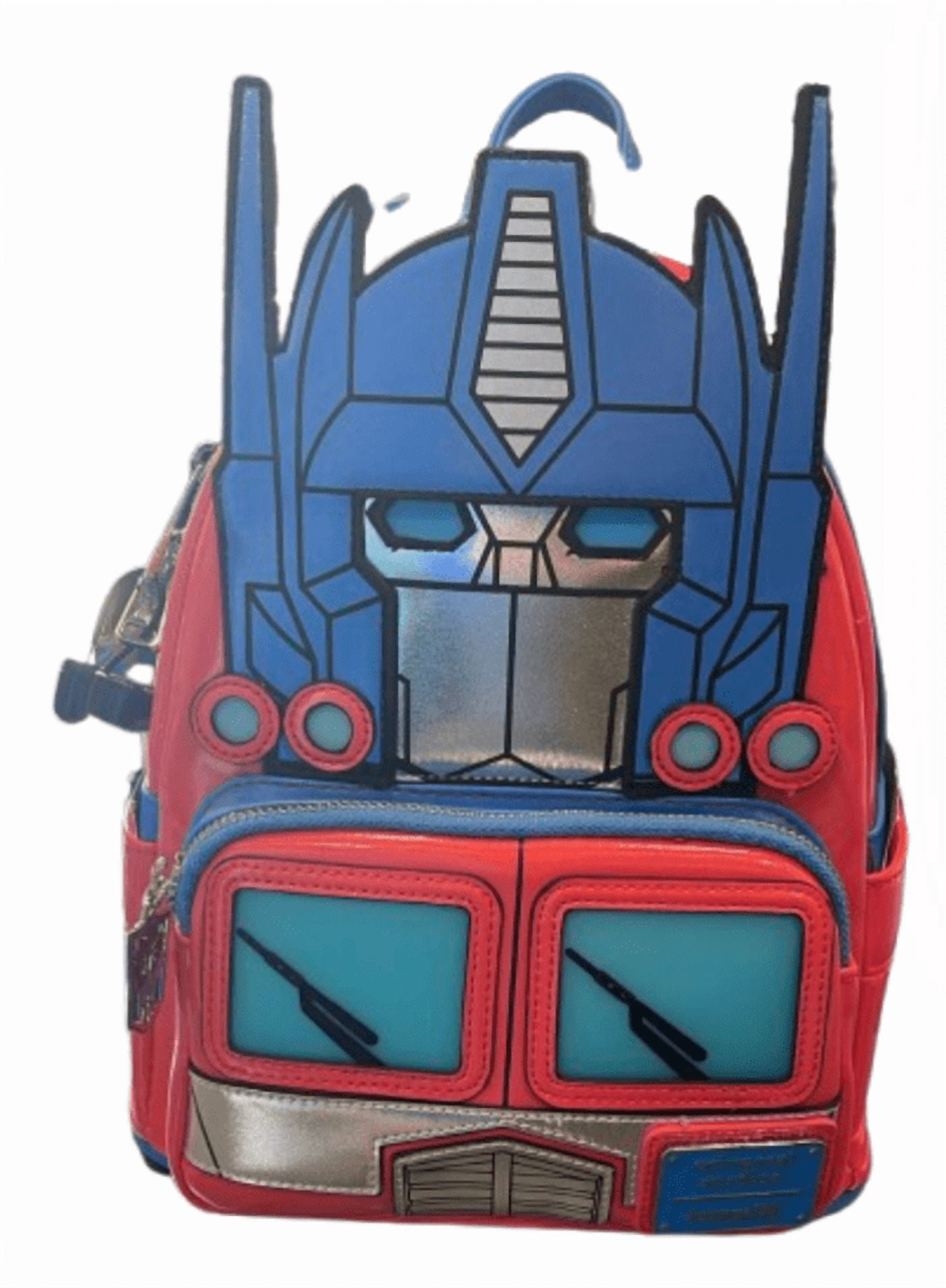 Loungefly Transformers Mini Backpack - PU Leather Adjustable Straps Loungefly x Hasbro Transformers Mini Backpack – GeekCore main image 3