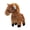 brown, variant on Simulation Electric Horse Plush Toy Interactive With Walking Calling Rechargeable Operated Stuffed