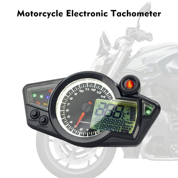 Compteur de vitesse moto universel tachymètre coloré LCD -XYI