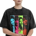 thumbnail image 3 of Selena Quintanilla Men's Shirt Music Vintage Graphic Drop Shoulder Washed Short Sleeve Cotton Oversize T-Shirt, 3 of 7