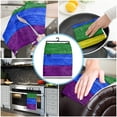 thumbnail image 5 of Lgbt Pride Wood Microfiber Kitchen Hand Towel Dish Cloth Tableware Household Cleaning Towel Utensils for Kitchen, 5 of 7
