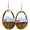 B, variant on Easter Egg Teardrop Drop Dangle Earrings for Women Jewelry Acrylic Colorful Handmade for Party Decoration Lightweight Holiday Happy Easter