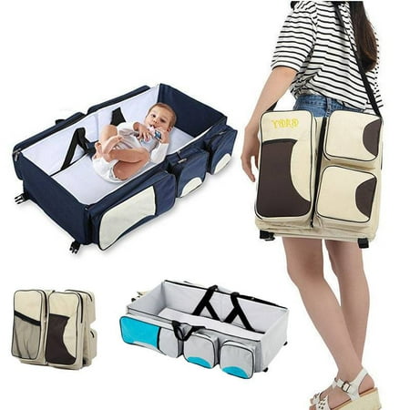 3 in 1 Travel Diaper Bag Portable Bassinet & Changing Pad (Best Target Diaper Deals)