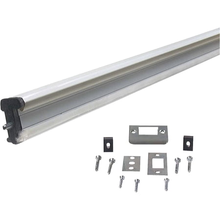 80 In. White Slide Bolt Astragal