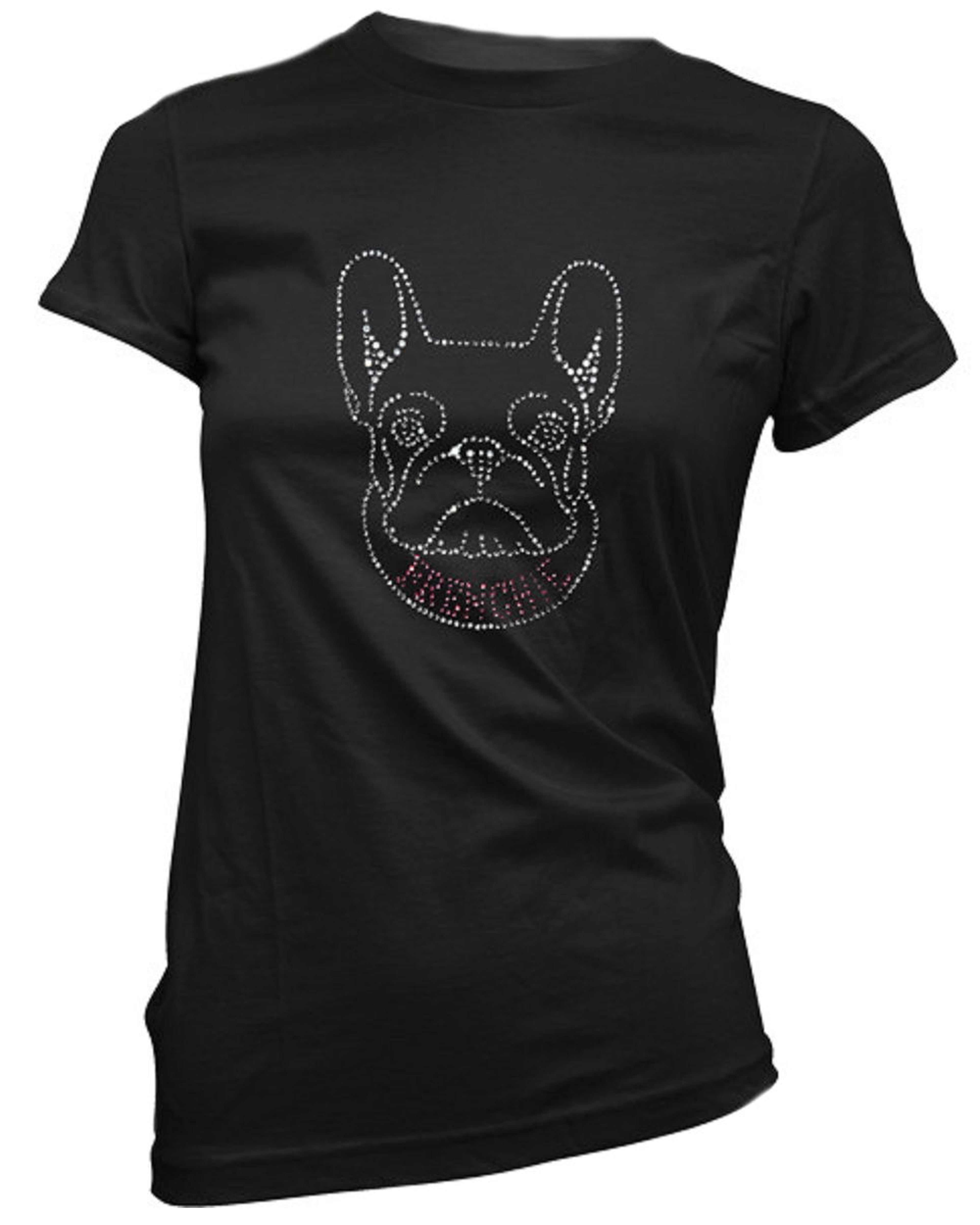 Frenchie Bling Womens' French Bulldog Slim Fit T-Shirt - Walmart.com