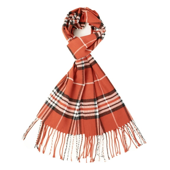 NevEND Unisex Men and Women's Super Soft Luxurious Classic Unisex Plain Plaid Winter Scarf Wrap Fashion Warm Neck For Cold Wether Winter and Fall