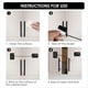 thumbnail image 5 of Paquete de 2 Cerraduras para Refrigerador con Desbloqueo de Contraseña, Cerraduras Autoadhesivas A Prueba de Niños, Cerraduras de Seguridad para Refrigerador y Congelador., 5 of 7