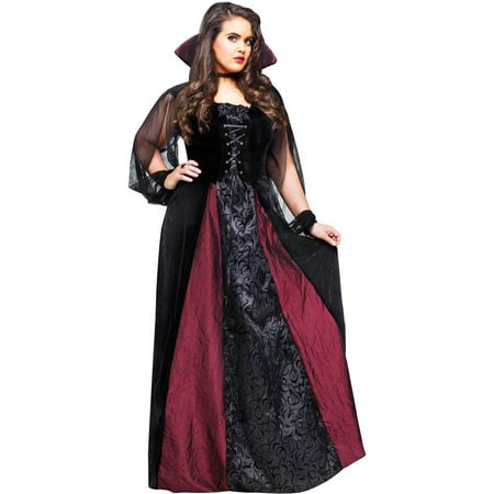 Goth Maiden Vampire Adult Halloween Costume - Walmart.com