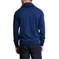 thumbnail image 3 of G-Style USA Men's Lightweight Cross-Dyed Pullover Hoodie Sweatshirt MH13104 - Royal Caviar - Large, 3 of 6