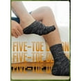 thumbnail image 4 of Women Toe Socks Cotton Crew Breathable Socks with Toes for Women Men Athletic Running, 4 of 28