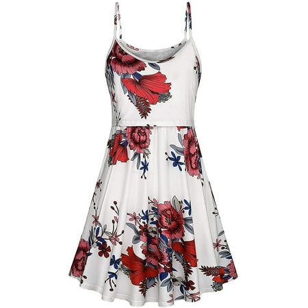 

Uniexcosm Maternity Dress Floral Sleeveless Dress Sleepwear & Daily Wear