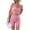 A4 Pink, variant on GILIGEGE Two Piece Workout Sets for Women Ribbed Tank Crop Tops Seamless High Waist Booty Biker Shorts Athletic 2 Piece Summer Outfits Seamless Yoga Outfits Lounge Matching Gym Clothing Set Beige
