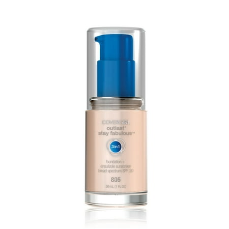COVERGIRL Outlast All-Day Stay Fabulous 3-in-1 Foundation, 805