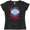 thumbnail image 3 of Inktastic Graffiti Arkansas State Flag Women's T-Shirt, 3 of 5