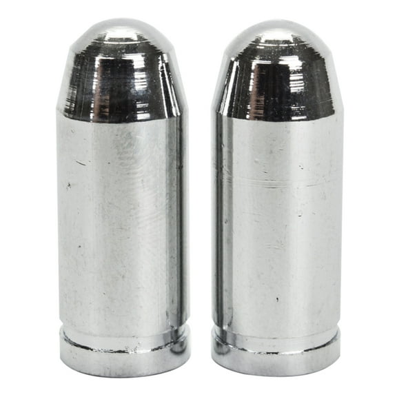 Trick Top Valve Caps Bullet Tip Chrome