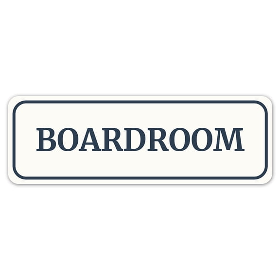 Standard Plus Boardroom Wall or Door Sign | Office Room Directions - Small