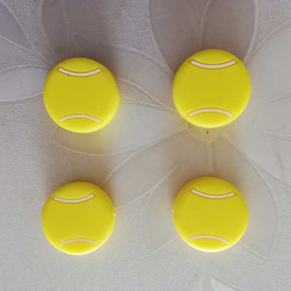 OFFIGAM Tennis Racket Dampener Assorted Silicone for Racket Stability 4Pcs
