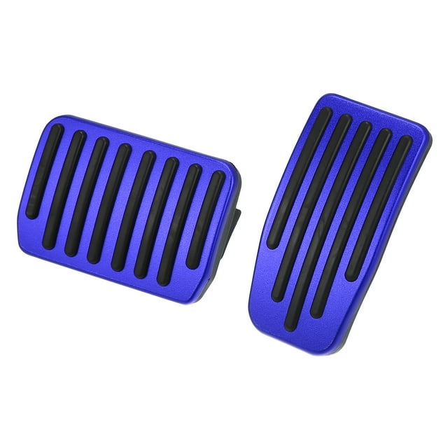 1 Set Anti Slip Brake and Gas Accelerator Pedal Covers Foot Pedal Pads for Tesla Model 3 Model Y 2017-2021 Blue