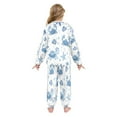 thumbnail image 3 of Fluffy Pajamas Set Fuzzy Winter Warm Pj Sets Pullover Tops and Long Pants Marine Organisms X-Large, 3 of 8