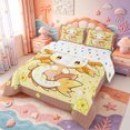 thumbnail image 2 of Manfei Aquatic Axolotl Full Size Comforter Sets,Ocean Amphibian Print Bedding Comforter Set,Polkadot Reversible,3 Pieces,1 Comforter and 2 Pillowcases, 2 of 7