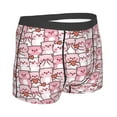 thumbnail image 3 of Daiia Kawaii Pig Men's Underwear Boxer Briefs, Cotton Stretch Moisture-Wicking Underwear-Medium, 3 of 9