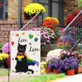 thumbnail image 6 of VOCHIC Love is Love Rainbow Pride Garden Flag 12x18 Black Cat Pride Gay Lesbian LGBT Pansexual Garden Yard Flags Sign Banner for Pride Month Porch Outdoor Decoration (ONLY FLAG), 6 of 6