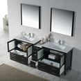 thumbnail image 4 of 84" Freestanding Bathroom Vanity with Side Cabinet & Vessel Sink & Mirror - Espresso, 4 of 5