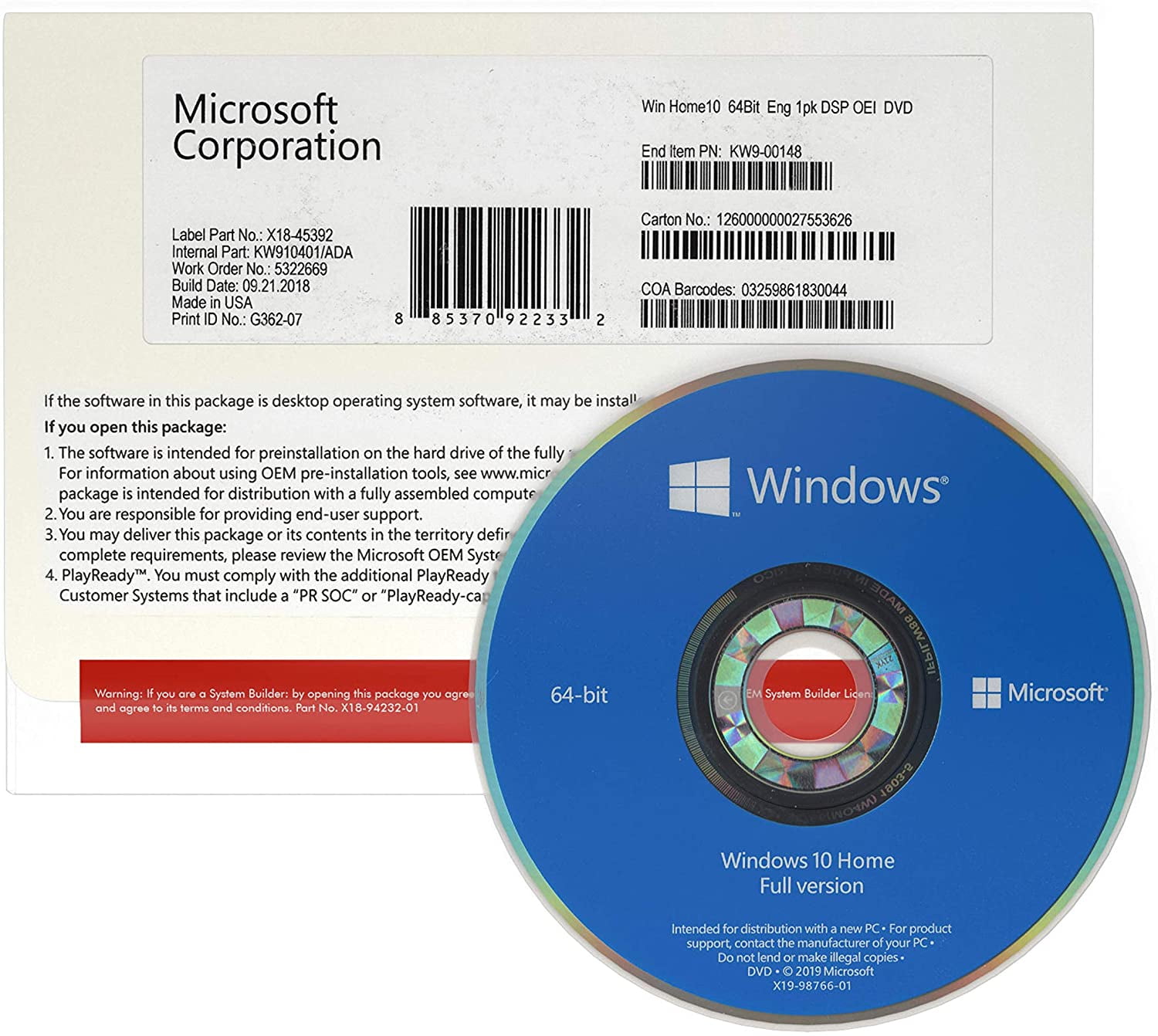 Microsoft - Microsoft Windows 10 pro   5個 Microsoft Windows 10 pro 5個