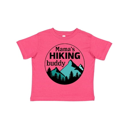

Inktastic Mama s Hiking Buddy with Mountains and Trees Gift Toddler Boy or Toddler Girl T-Shirt