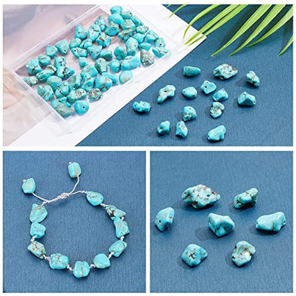 Crushed Beads, Comfortable Touch Multipurpose Natural Chip Stone Beads For  Bracelets For Fish Tank Decor 