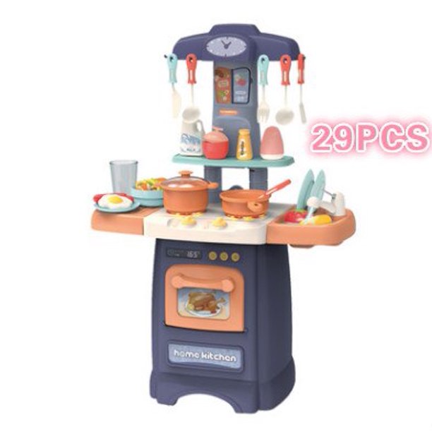 Nuevos juguetes de cocina para niños brillantes para niños, 65 uds./43 uds./29 uds., juego de simulación de cocina, juguetes de cocina para niños, juego de juguetes de cocina Gao Jinjia LED