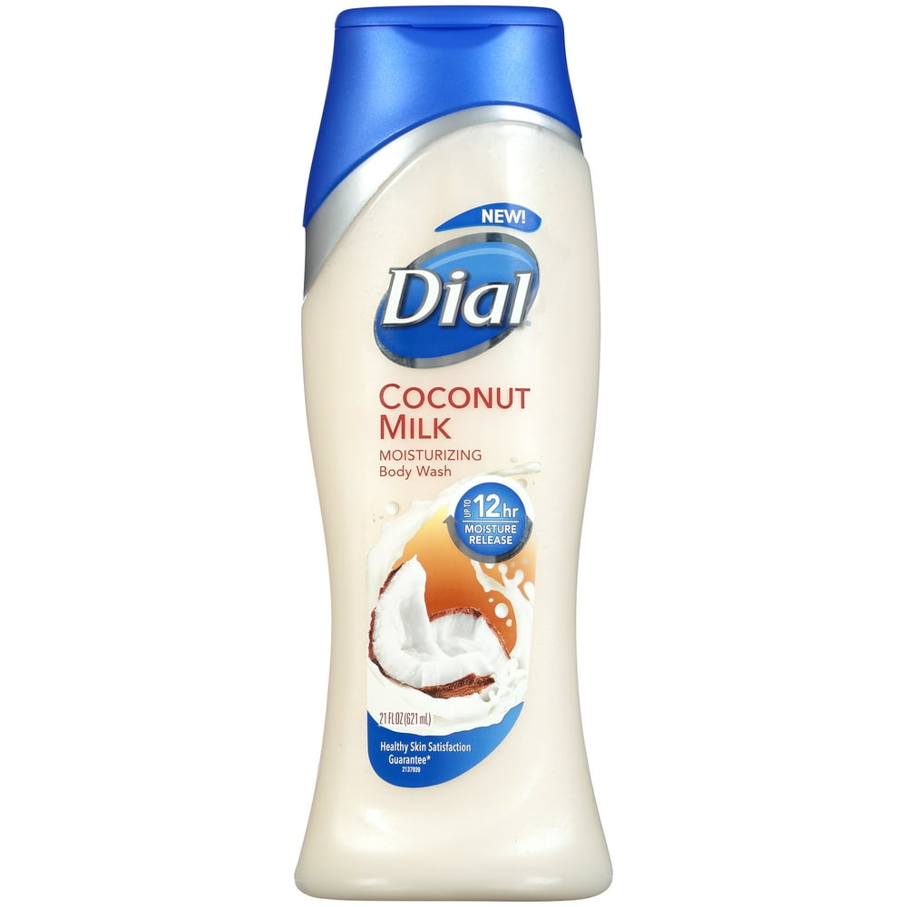 Dial Body Wash, Coconut Milk with Up to 12 Hour Moisture Release, 21
