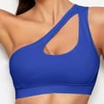 thumbnail image 3 of Darzheoy Sports Bras for Women One-shoulder Sports Bra Fitness Yoga Quick-drying Shock-proof Vest Jogging Sports Bra L, 3 of 6
