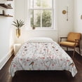thumbnail image 4 of Flowers Birds Large Tapestry for Bedroom Wall Hanging Tapestry, Spring Botanical Floral Tree Branches Ceiling Backdrop Tapestries Poster Blanket Wall Decor for Teens Room Living Room Dorm 86" x 104", 4 of 8
