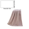 thumbnail image 2 of WWG Polyester Bath Towel, Quick Dry Highly Absorbent Towel, Soft Coral Lint Free Bathroom Towel, 74x33cm, for Bathroom, Beach, Camping, Includes 1 Towel, 2 of 6