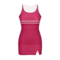 thumbnail image 5 of HVOBTTY Summer Women's 3 Piece Tankini Swimsuit Set Printed Built In Pad Top Brief and Cover Up Suits, 5 of 5