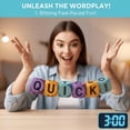 thumbnail image 2 of BESTSKY 2026 New Shuffling the Dice-Driven Word Game,Fast-Paced Adult Party Game for Family,Travel-Friendly Board Game Set with Cards&Prizes,Classic Nighttime Word Challenge,Creative Strategy Game, 2 of 7