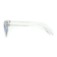 thumbnail image 3 of Girls Child Size Clear Frame Hippie Color Lens Cat Eye Retro Sunglasses Blue, 3 of 4