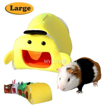 MYIDEA Hamster Guinea Pig Bed - Small Animal Portable Cage Supplies Handing House Hideout for Rat/Hedgehog/Ferret/Chinchilla/Rabbit Small Animal Bedding Duck